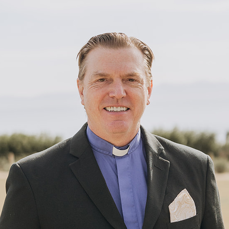 Headshot of Rev. Dr. David Brown, Chapel Minister